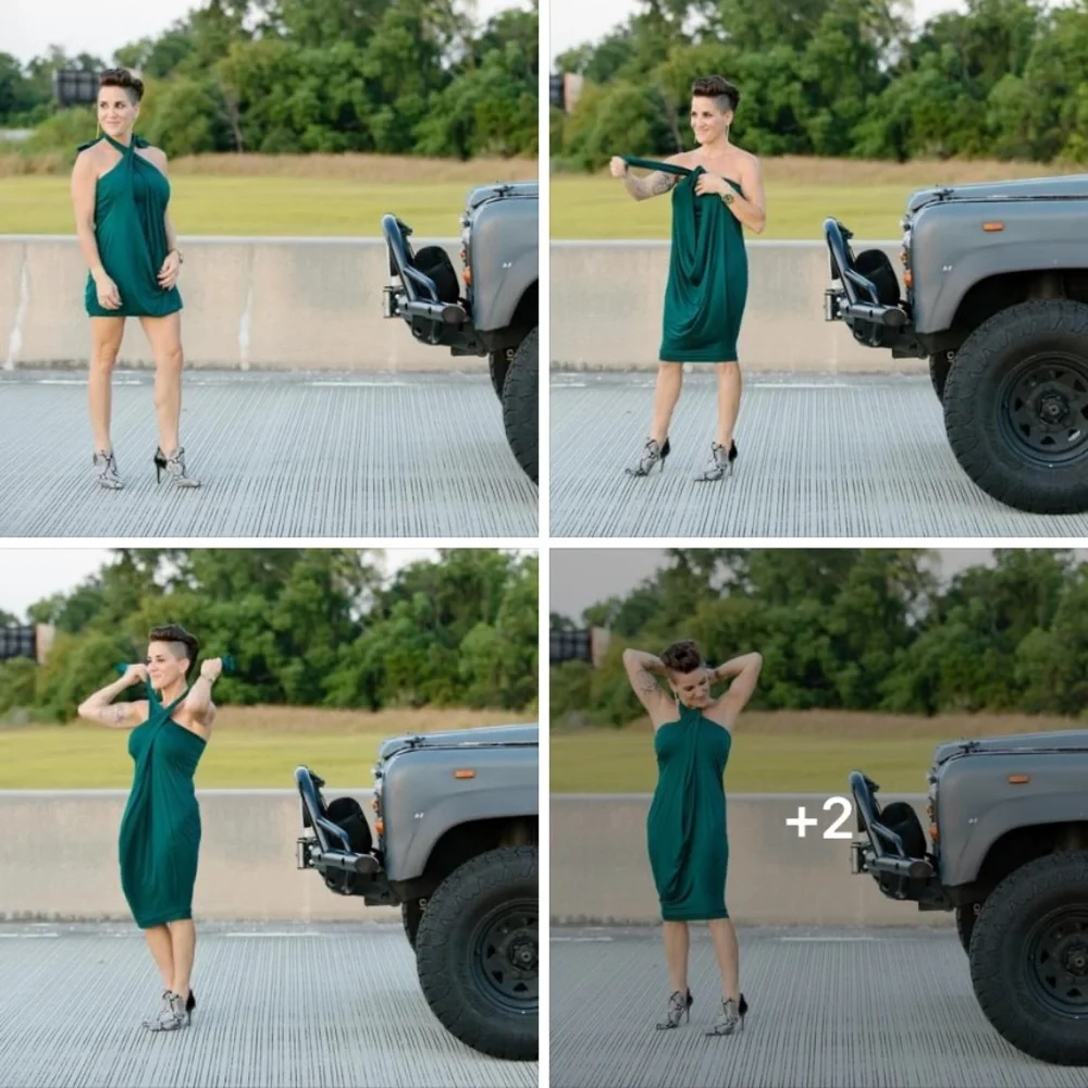 Morph clothing versatile teal dress - Picture 6 of 6